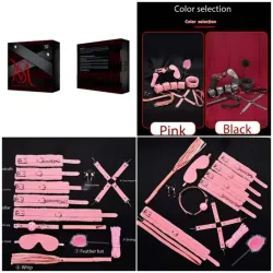 ‎⚜️ Kit BDSM Lux Pink — Caja 10 Piezas