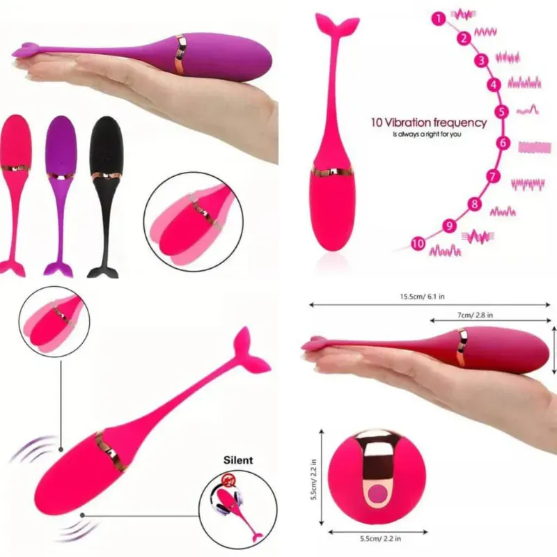 ⚜️ Ballena Vibradora (con Mando a Distancia)