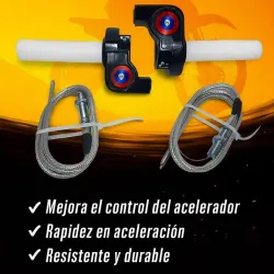 Puño rápido con cable para moto de combustión 