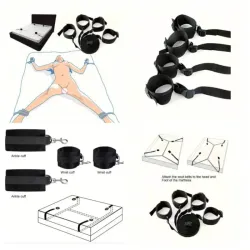 ‎⚜️ Kit de Restricción para Cama/ BDSM