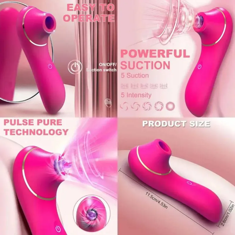 ⚜️ Succionador de Clítoris Rosa