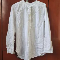 Blusa Blanca con Rayas Negras