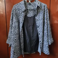 Blusa de Mangas Largas con Estampado