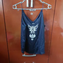 Blusa de Tirantes Azul Oscuro