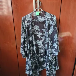 Blusa Larga Estampada