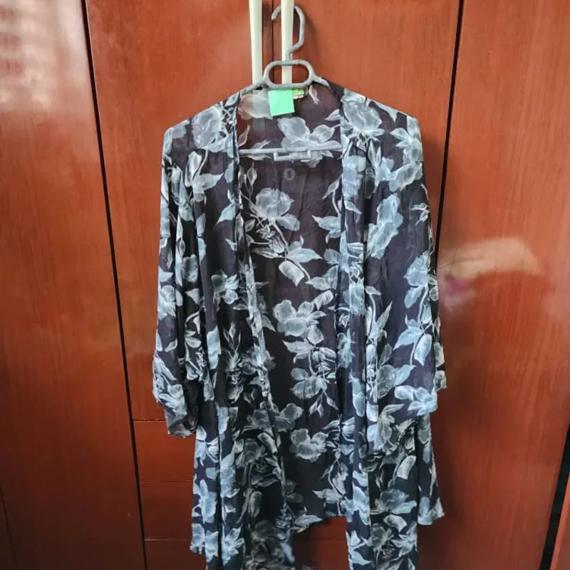 Blusa Larga Estampada