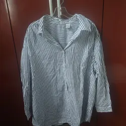 Camisa a Rayas de Mangas Largas