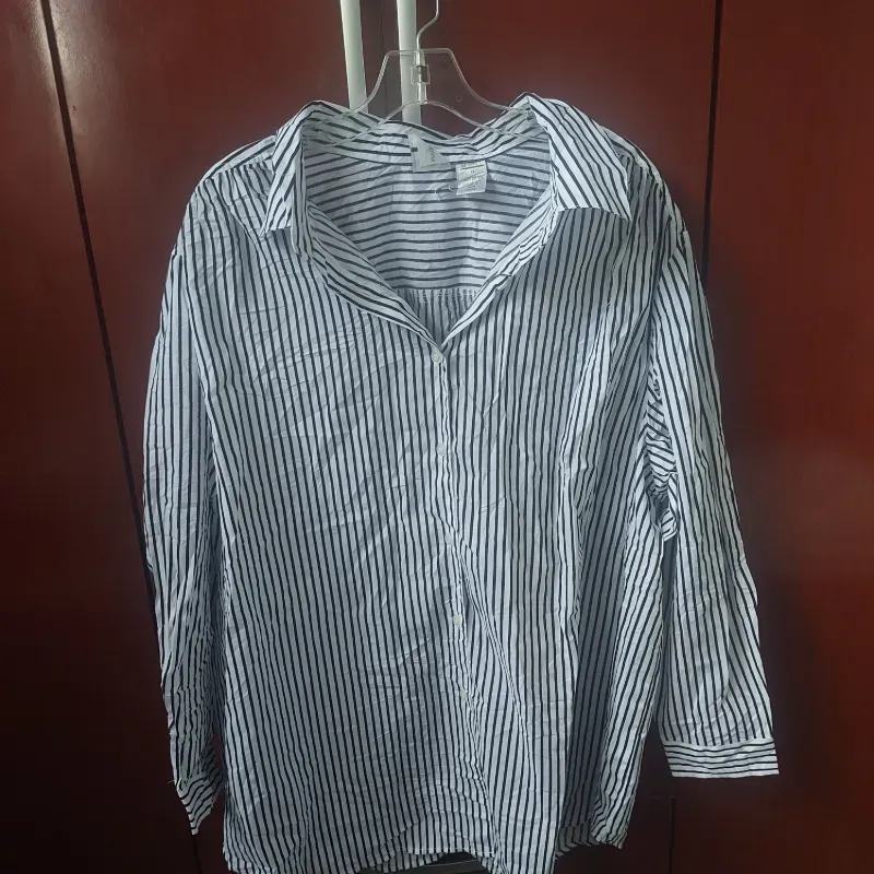Camisa a Rayas de Mangas Largas