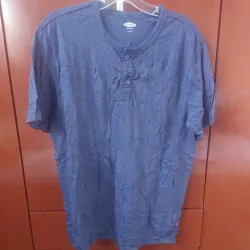 Pullover Azul Oscuro con Botones