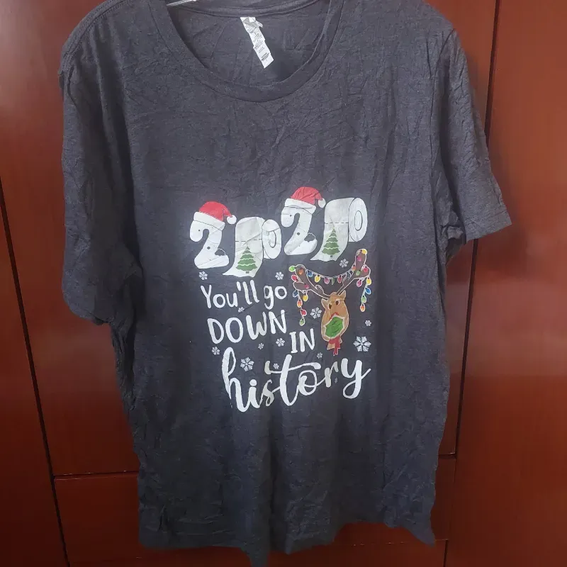 Pullover Gris Con Diseño