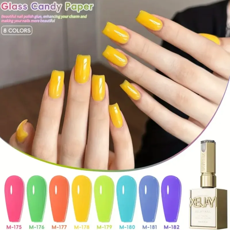 Glass candy paper