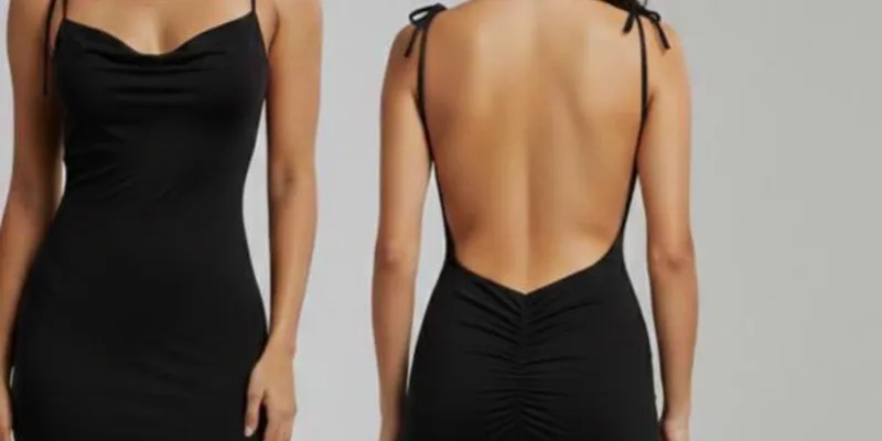 VESTIDO LARGO DE ESPALDA ABIERTA