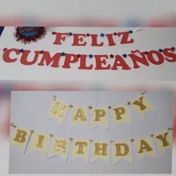Cartel Feliz Cumpleaños
