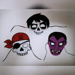 Máscaras para Halloween 