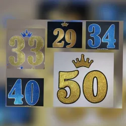 Números grandes para pared