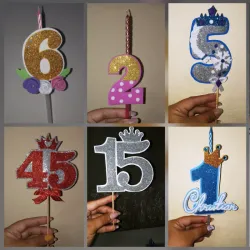 Números personalizados para cakes