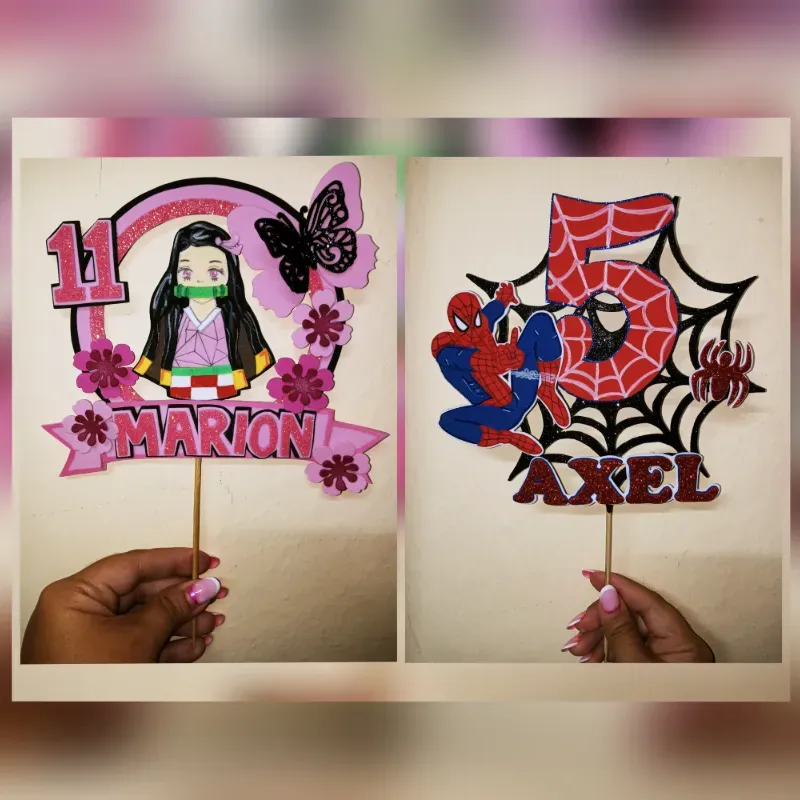 Topper personalizados para cake