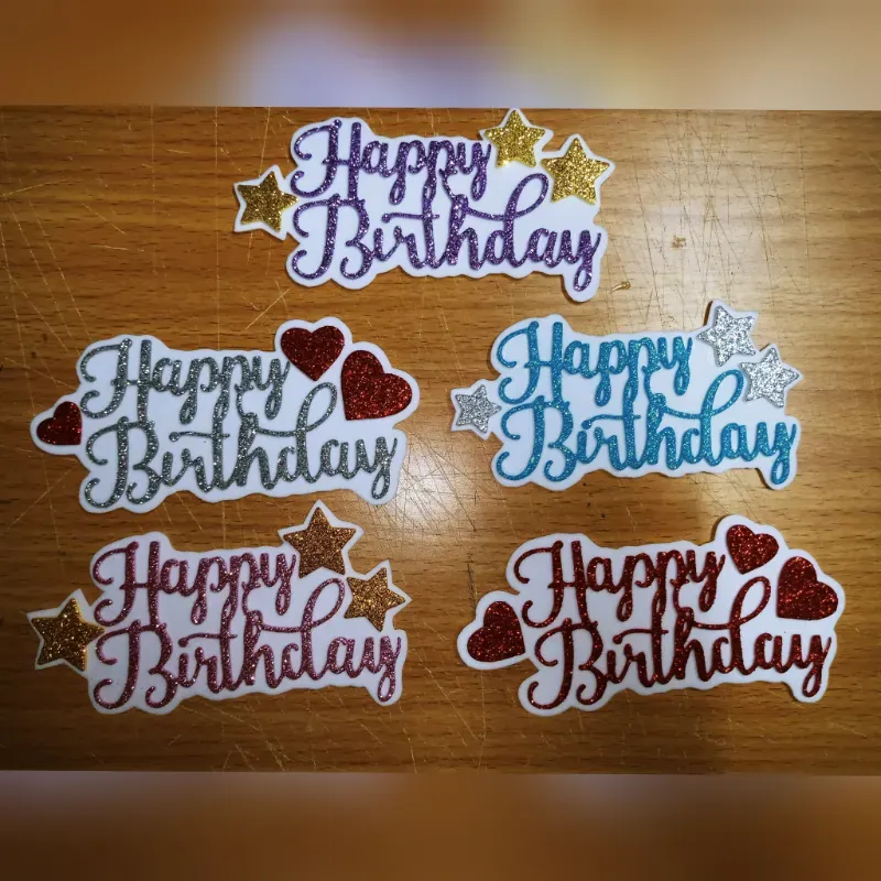 Topper sencillos para cakes