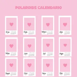 Polaroids Calendario