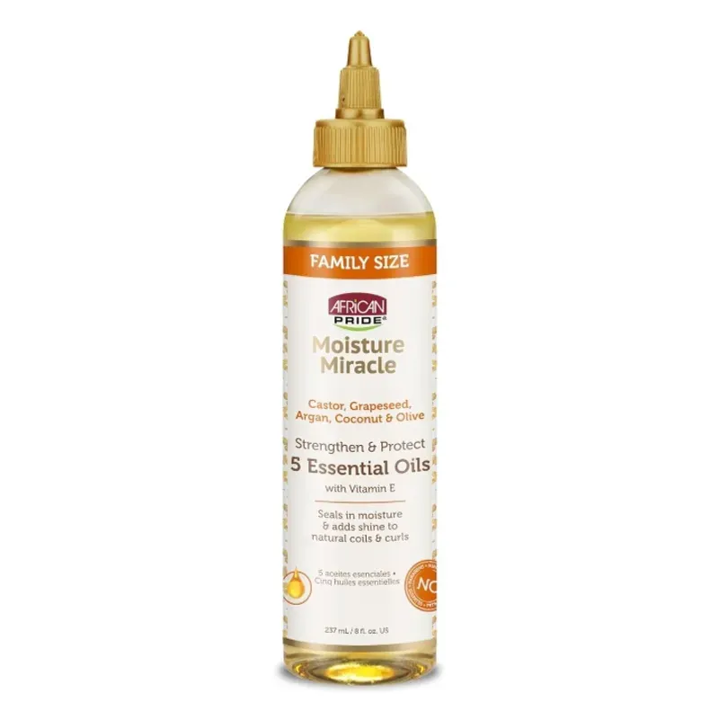 African Pride Moisture Miracle 5 aceites con vitamina E 