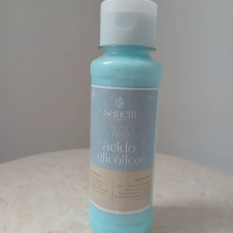 Crema Ácido Glicólico + Ácido Hialurónico 120ml (Sanem)