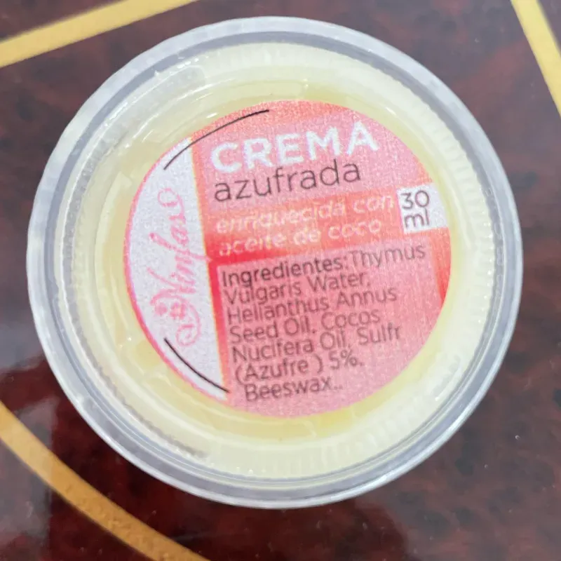 Crema azufrada 30g (Ninfas)