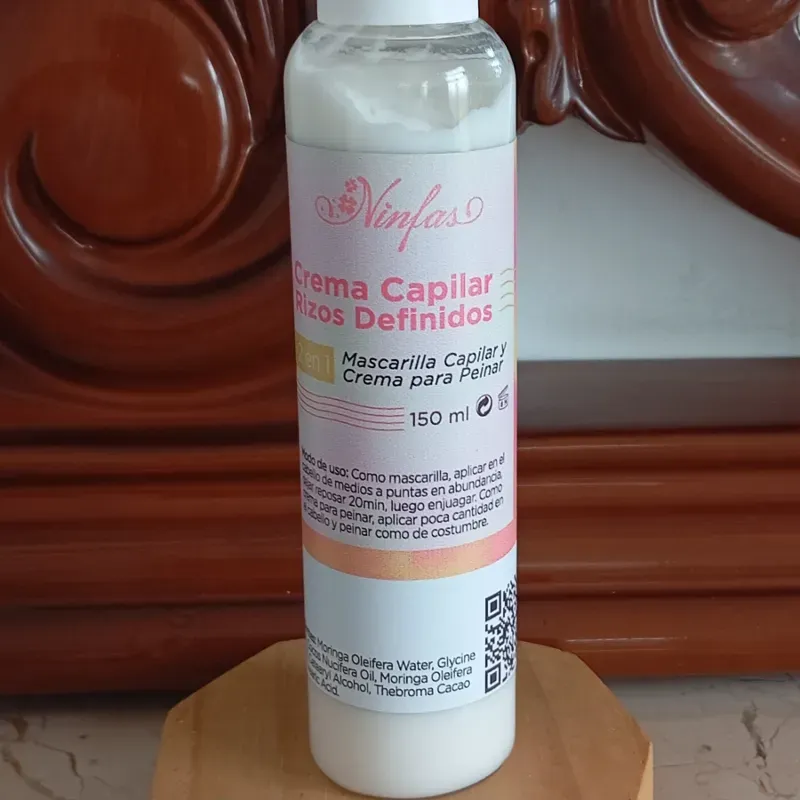 Crema Capilar Rizos Definidos 150ml (Ninfas)