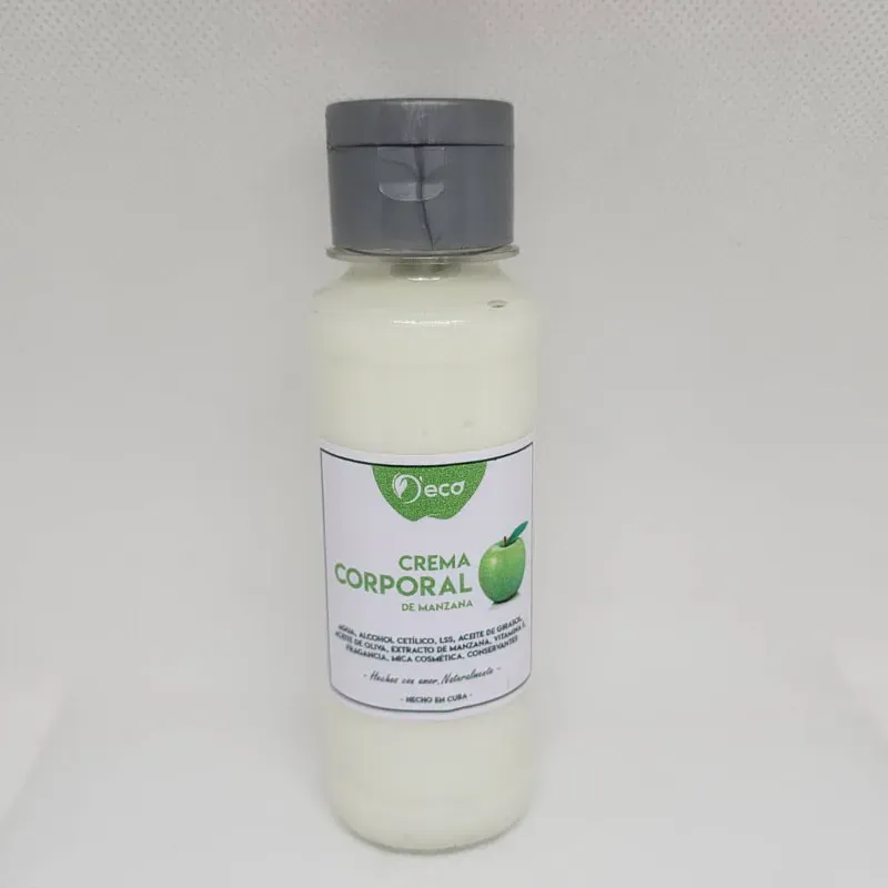 Crema Corporal Hidratante de Manzana 120ml (D'eco)