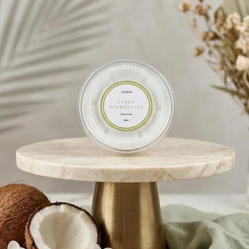 Crema de Leche de Coco con protección solar 120ml (Sanem)