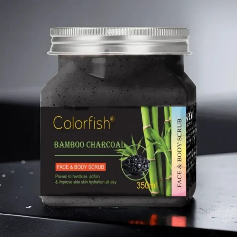 Exfoliante de Carbón Activado de Bamboo 350g