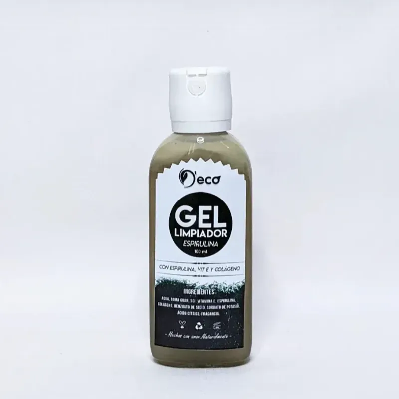 Gel limpiador de Colágeno, Espirulina y vitamina E 100ml (D´eco)