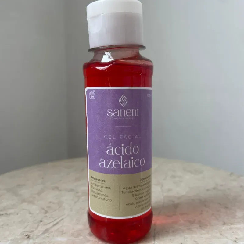 Gel limpiador facial de Ácido Azelaico 120ml (Sanem)