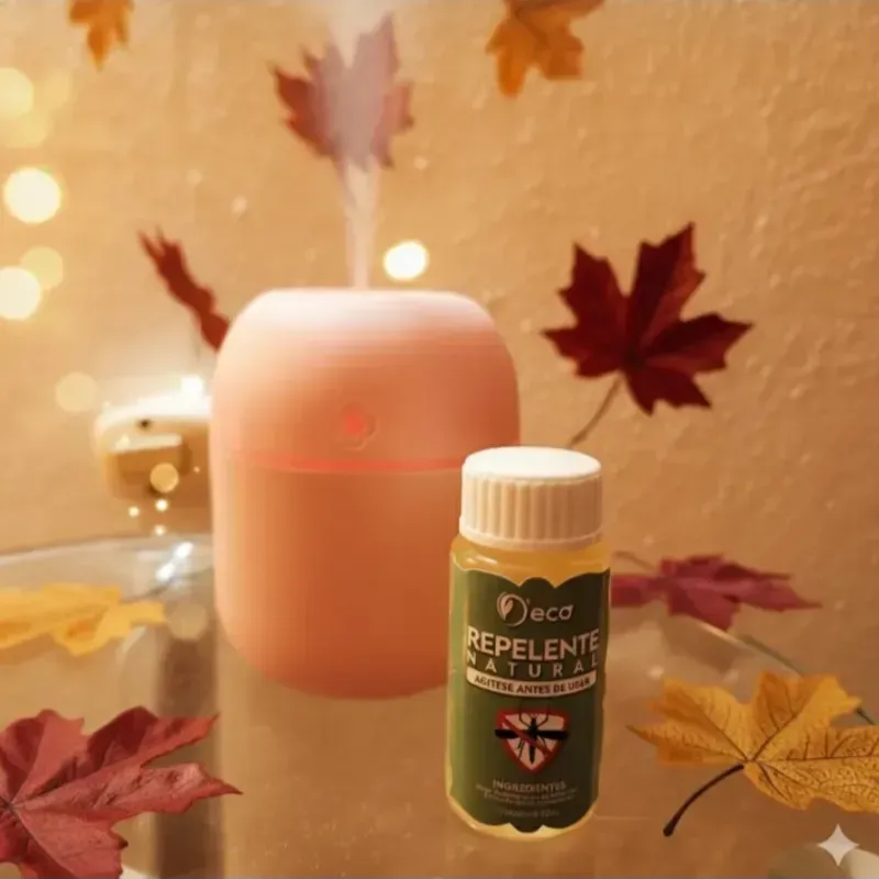 Humidificador + aceite repelente de mosquitos