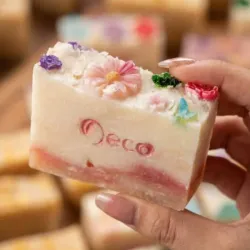 Jabón artesanal de Rosas de Damasco 120g (D'eco)