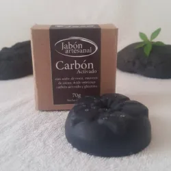 Jabón de Carbón Activado 70g (D'eco)
