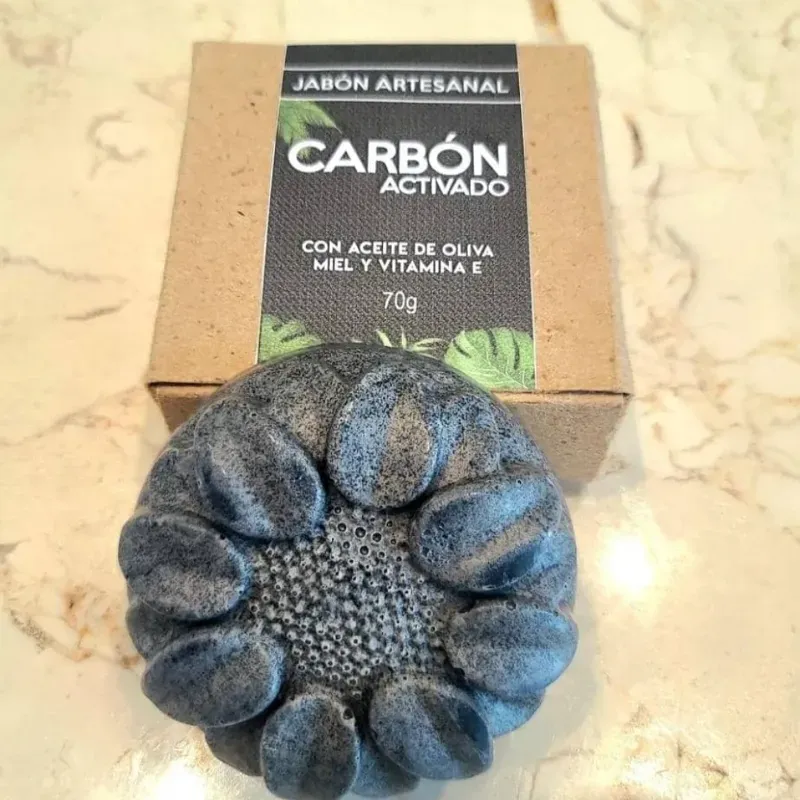 Jabón de Carbón Activado 70g (D'eco)