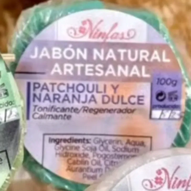 Jabón de Patchuli con Naranja (Ninfas)