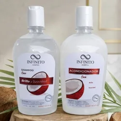 🥥 Juego de Champú + Acondicionador de Coco (Infinito)