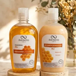 🍯 Juego de Champú + Acondicionador de Miel (Infinito)