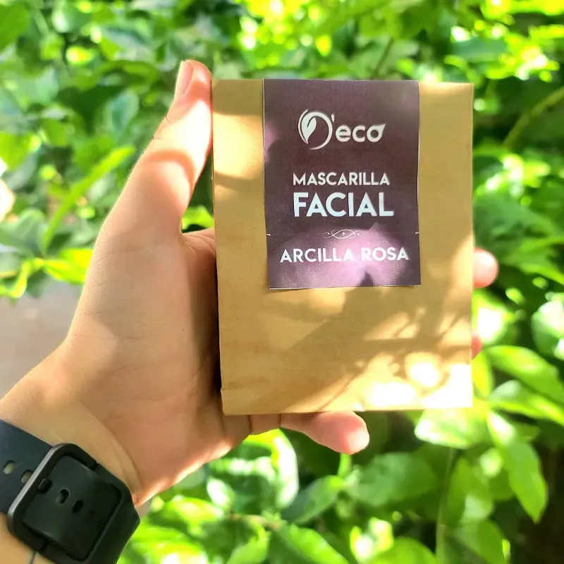 Mascarilla de Arcilla Rosa 60g (D'eco)