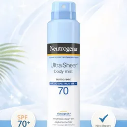 ☀️ Neutrogena Ultra Sheer Body Mist SPF 70