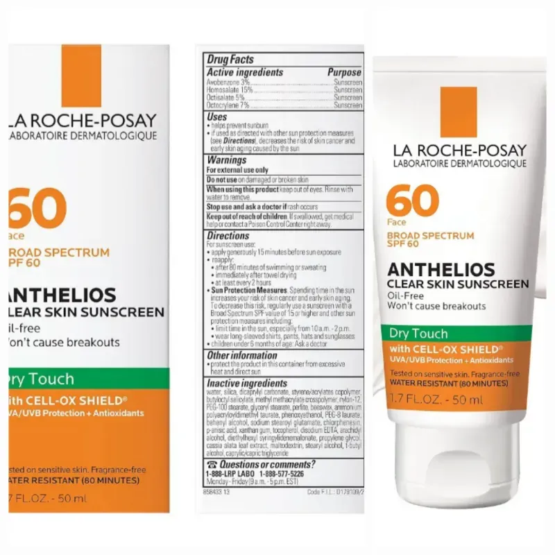 Protector Solar Anthelios Clear Skin Dry Touch La Roche-Posay