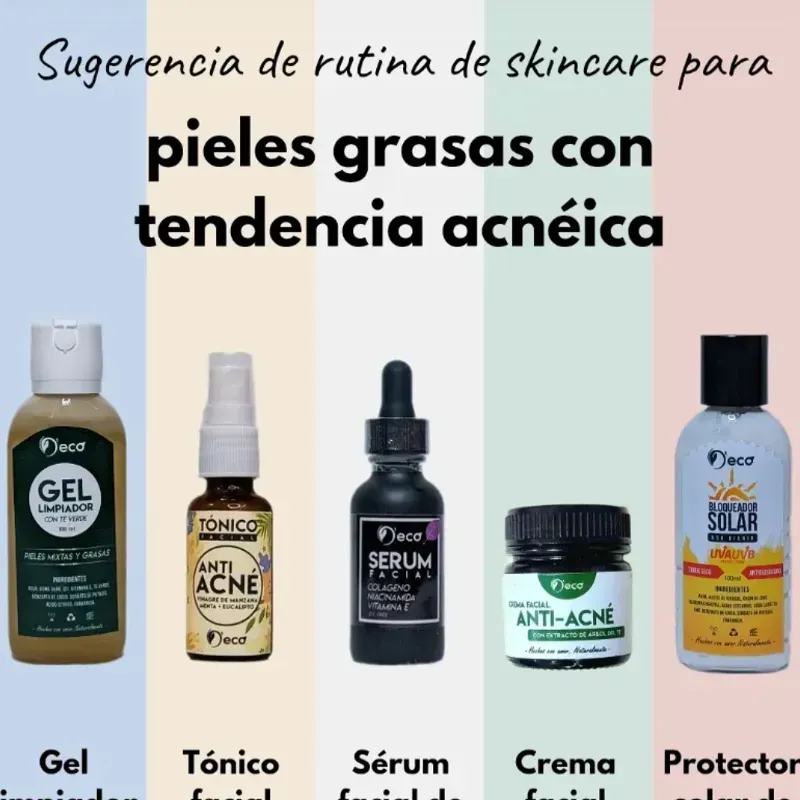 Rutina facial pieles grasas (D'eco)