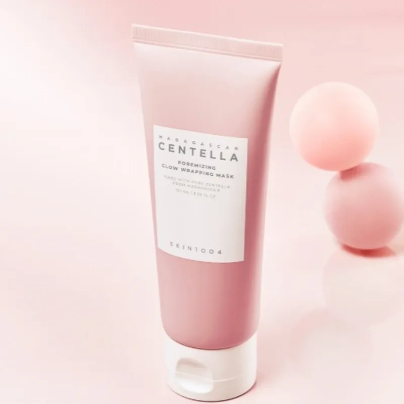 🌷SKIN1004 Madagascar Centella Poremizing Glow Wrapping Mask – Mascarilla Facial Peel-Off para Poros e Iluminación (100 ml)