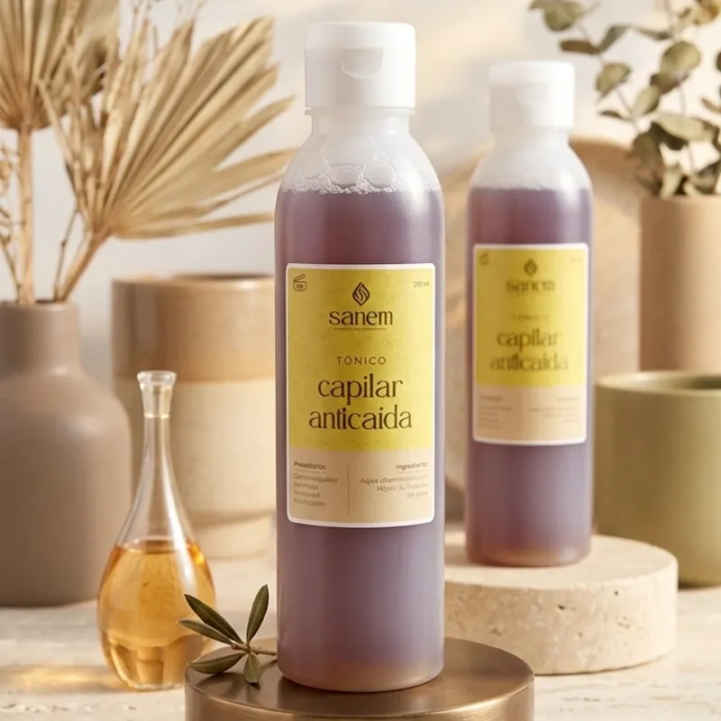 T贸nico Capilar de Romero y Jengibre 240ml (Sanem)