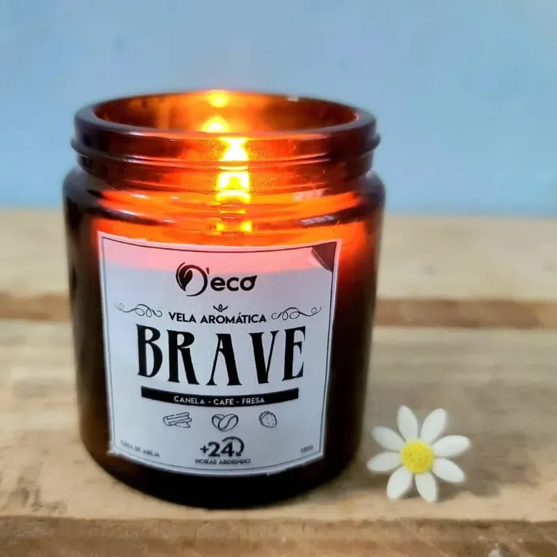 Vela aromática Brave 120g  (D'eco)