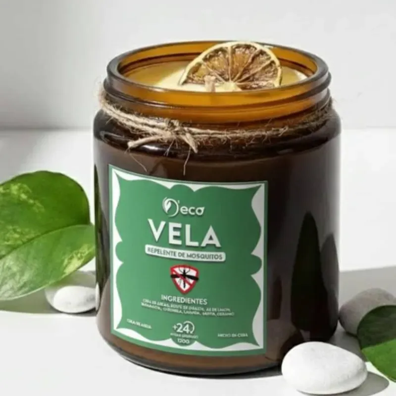 Vela repelente para mosquitos