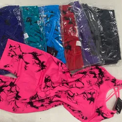 Monos cortos marmoleados 