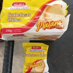 Galleticas Oblea - Plátano