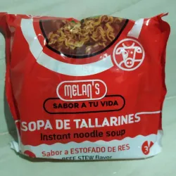 Sopa de Tallarines Res (uno)